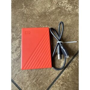 WD 2TB My Passport Portable External Hard Drive HDD-WDBYVG0020BRD - USB Cable